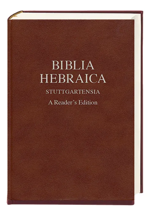 Hébreu, Biblia Hebraica Stuttgartensia (BHS) - A Reader's Edition [Hebrew-English]. Notes en anglais
