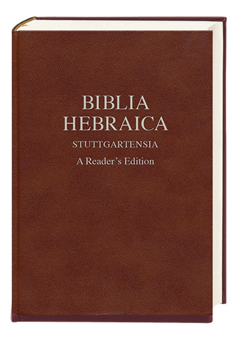 Hébreu, Biblia Hebraica Stuttgartensia (BHS) - A Reader's Edition [Hebrew-English]. Notes en anglais