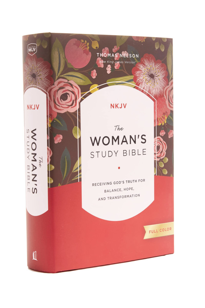 Anglais, Woman's Study Bible NKJV - relié, couverture illustrée