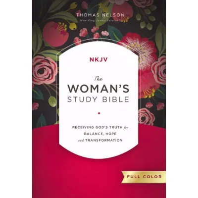 Anglais, Woman's Study Bible NKJV - relié, couverture illustrée