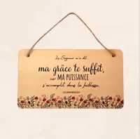 Tableau pancarte "Ma grâce te suffit"