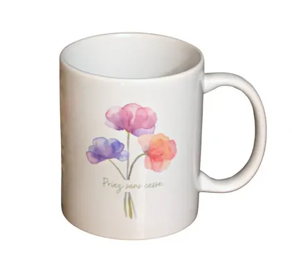 Mug "Priez sans cesse"