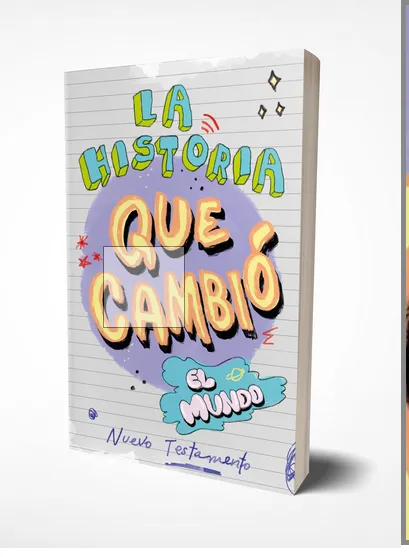 Nuevo testamento "La historia que cambió el mundo" (blb). Libreta. - Encuadernación rústica....
