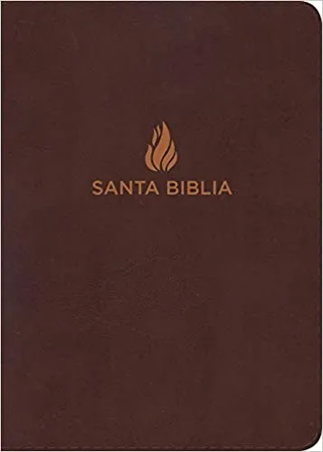 Espagnol, Bible Reina Valera 1960, ultrafine, vivella, marron clair, tranche or