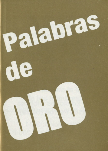 Espagnol, Or pur, Palabras de Oro