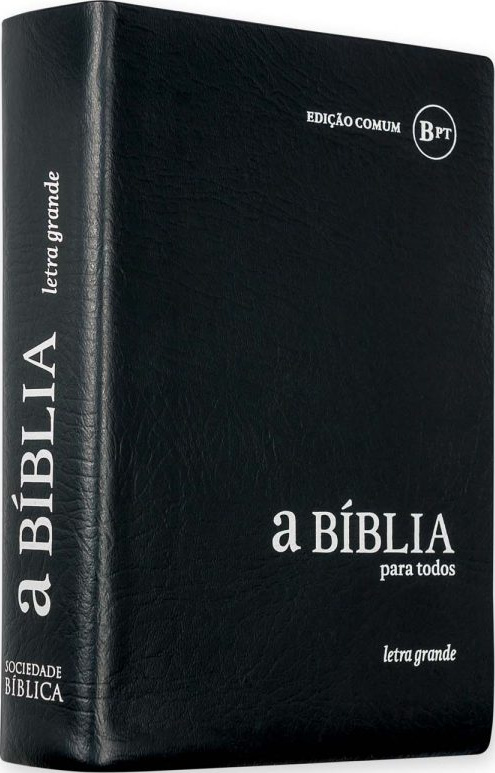 Portugais, Bible Bíblia ParaTodos, gros caractères, reliée souple, noire