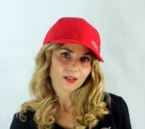 Casquette femme rouge