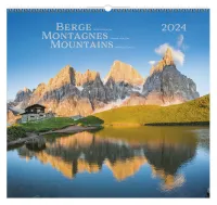 Calendrier Montagnes trilingue: allemand, français, anglais - Mural