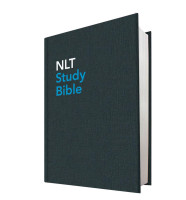 Anglais, Bible, New Living Translation, NLT Study Bible, reliée toilée, bleue