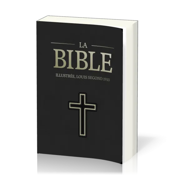 Bible Segond 1910, brochée, noire - Illustrée par José Pérez Montero