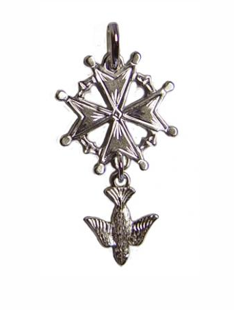 Croix Huguenote en argent 925 - 20mm - 2.71gr