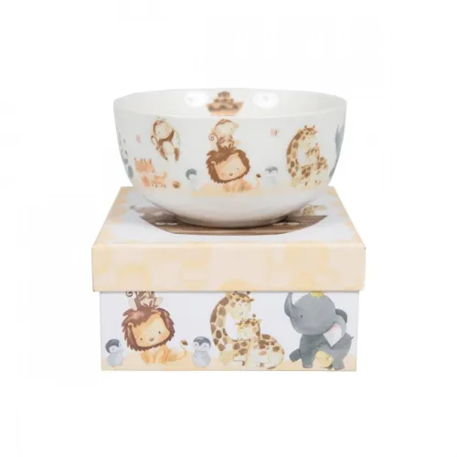 Bol à céréales en porcelaine « Arche de Noé »