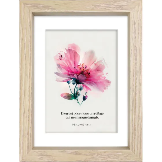Mon cadre inspiration - Dieu est pour nous un refuge… - "Dieu est pour nous un refuge qui ne...