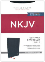 Anglais, Bible, NKJV, compacte, noire - NKJV Reference Bible