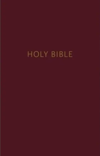 Anglais, Bible, NKJV, Pew Bible, cartonnée, bordeaux