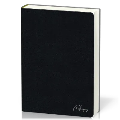 Espagnol, Bible d'étude Spurgeon Reina Valera 1960, cuir, noire