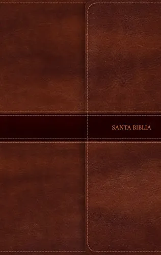 Bible Espagno, RVR 1960 utrafine, simili cuir marron avec rabat aimanté