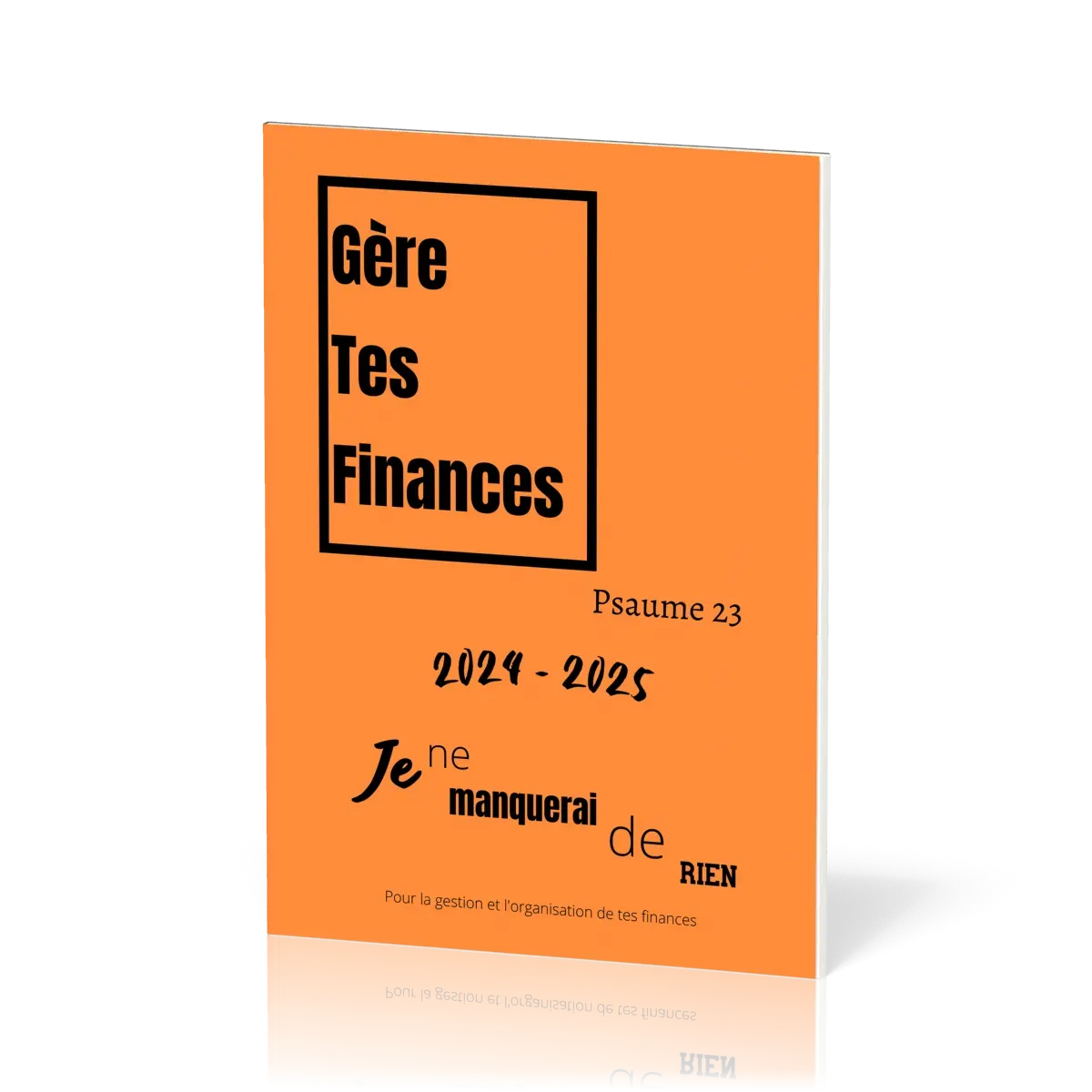 Gère tes finances, format A5 - Plannificateur de budget