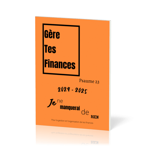 Gère tes finances, format A5 - Plannificateur de budget