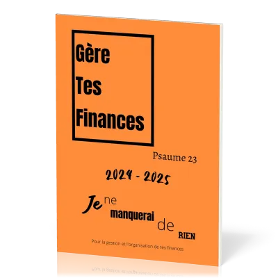 Gère tes finances, format A4 - Plannificateur de budget