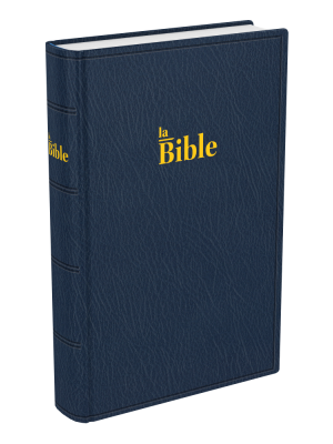 Bible Darby, format compact, bleu - couverture souple