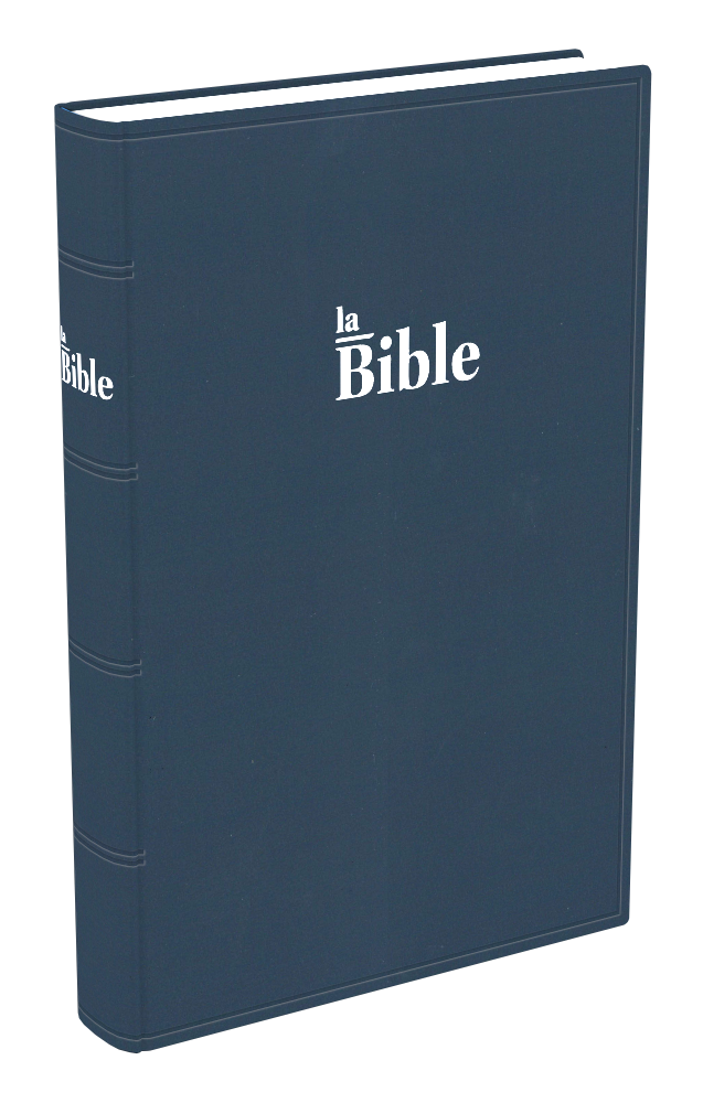 Bible Darby, format grand, bleu - couverture bleu