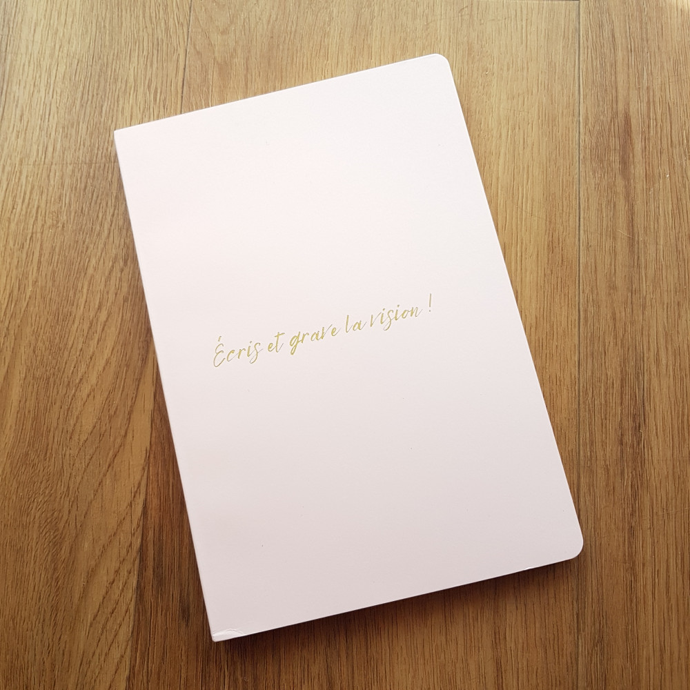 Carnet de notes rose - Recharge