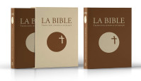 Bible, Traduction Officielle Liturgique, petit format - Couverture cuir marron, sous étui