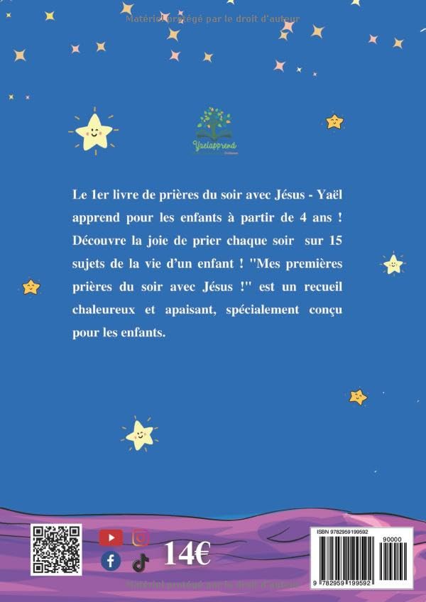 Mes premières prières du soir avec Jésus ! - Collection "Yaël apprend"