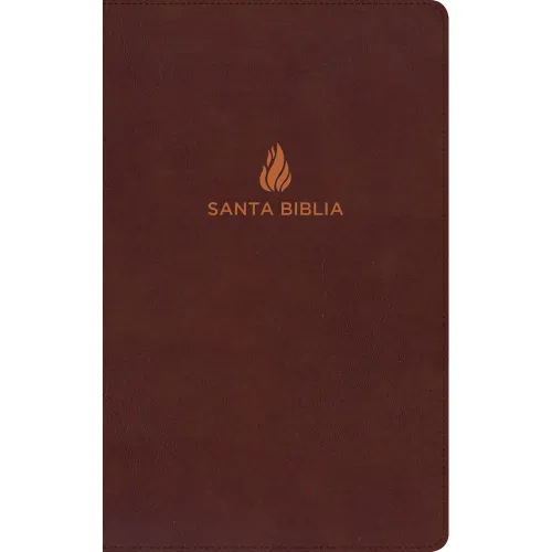 Espagnol, Bible, Reina Valera 1960, Ultrafine, similicuir brun, avec onglets - marron, piel...