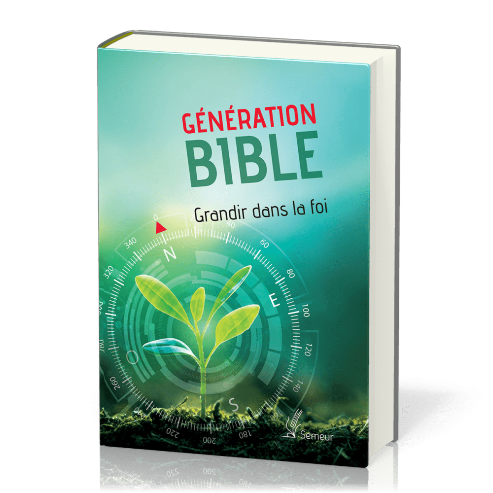 Bible d'étude Semeur, rigide verte - Génération - Grandir dans la foi