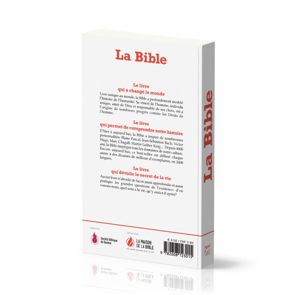 Bible Segond 21 - brochée, papier recyclé