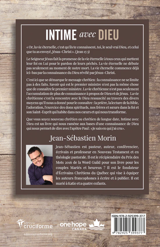 Intime avec Dieu - Apprendre à connaître le cœur de Dieu jour après jour