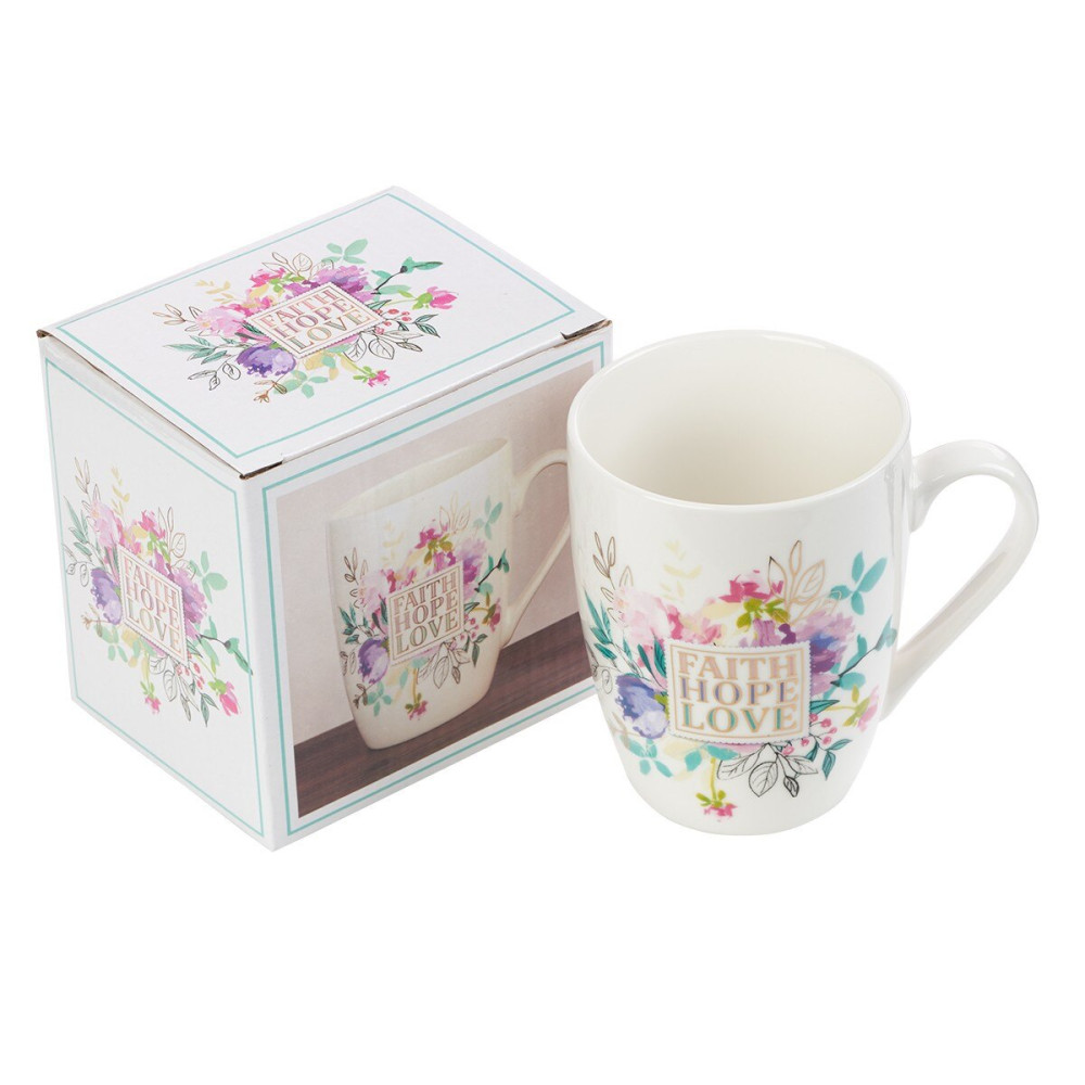 Tasse - Faith, Hope, Love