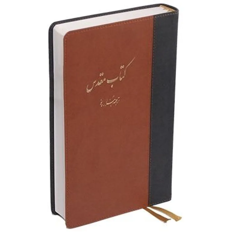 Farsi (Persan), Bible NMV - [traduction moderne] similicuir, souple, bicolore gris-brun