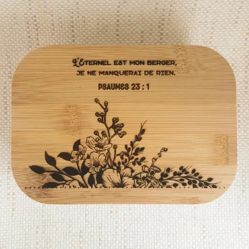 Lunch Box Psaumes 23.1 - Bambou et inox