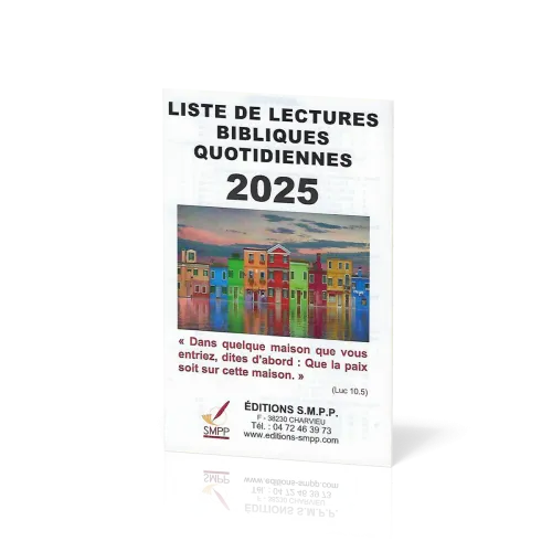 Liste de lectures bibliques 2026