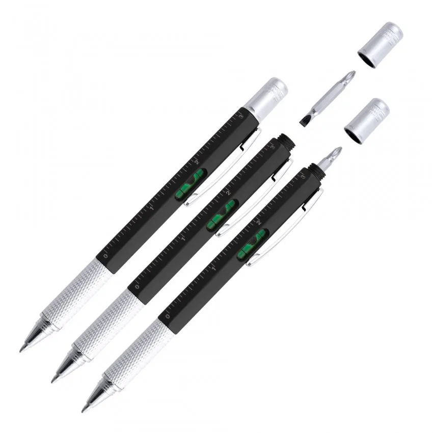 Stylo multi-outil noir « Le Seigneur est ma force »
