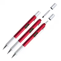 Stylo multi-outil rouge "Le Seigneur est ma force"