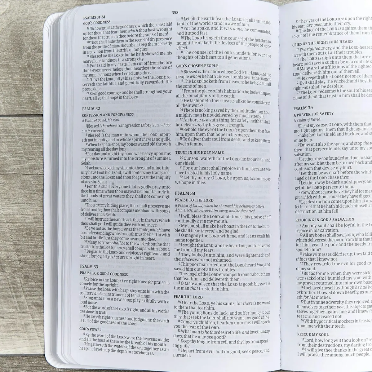 Anglais, Bible KJV, similicuir, blanche, Gift & Award