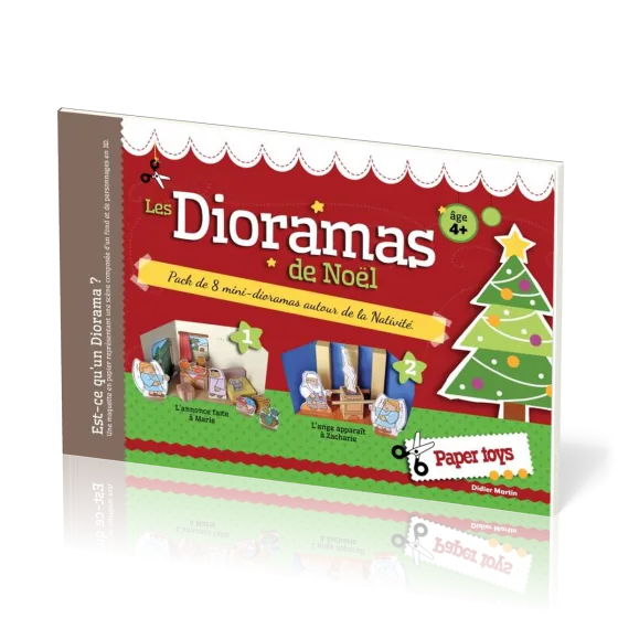 Dioramas de Noël (Les) - Pack de 8 mini-dioramas autour de la nativité.