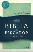 Espagnol, Bible, NVI, Biblia del Pescador, similicuir, vert, tranche argentée, gros caractères