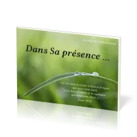 Dans Sa présence… - livret de méditation + audios en CD et téléchargement