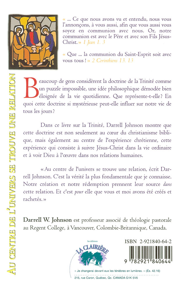 Rendez-vous avec la Trinité… - Notre communauté première