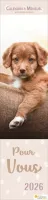 Pour vous (Animaux) - Calendrier cartes postales, vertical