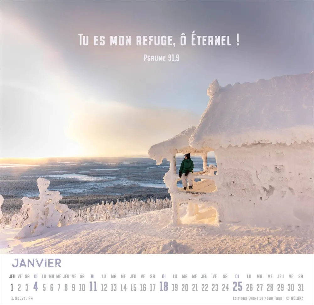 Liberté  - Calendrier de table