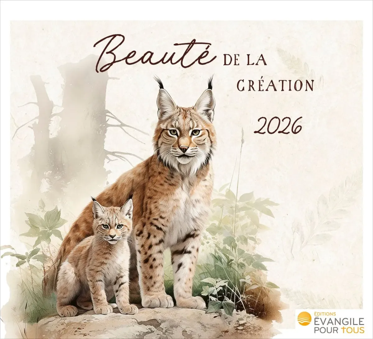 Beauté de la Création - Mini calendrier de table