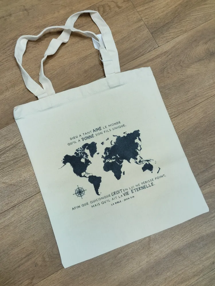 Tote bag « Dieu a tant aimé […] » - Jn 3.16