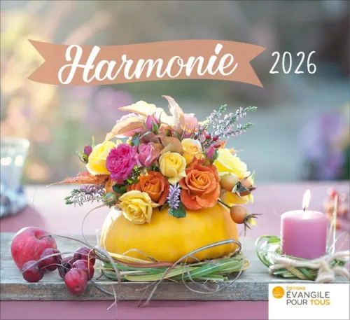 Harmonie - Mini calendrier de table