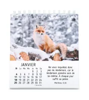 Nature en paix - calendrier à poser